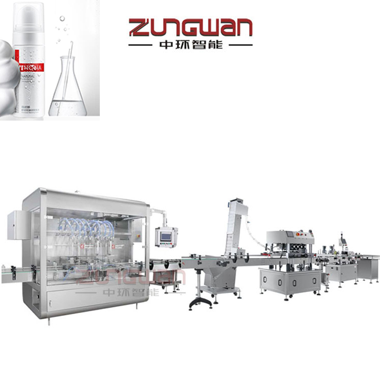 灌裝機，旋蓋機，貼標(biāo)機，灌裝生產(chǎn)線，中環(huán)灌裝封尾機 